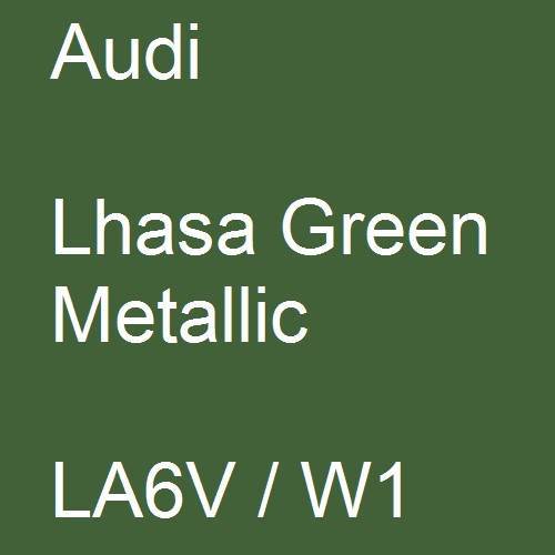 Audi, Lhasa Green Metallic, LA6V / W1.